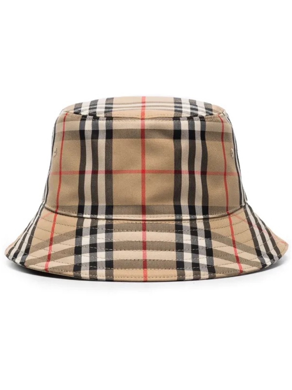 Burberry Vintage Check Technical Cotton Bucket Hat (XL)